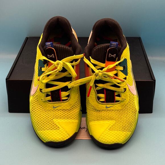 Nike Metcon 7 AMP Volt Bright Spruce Checkered m8 w9.5 - Picture 6 of 13